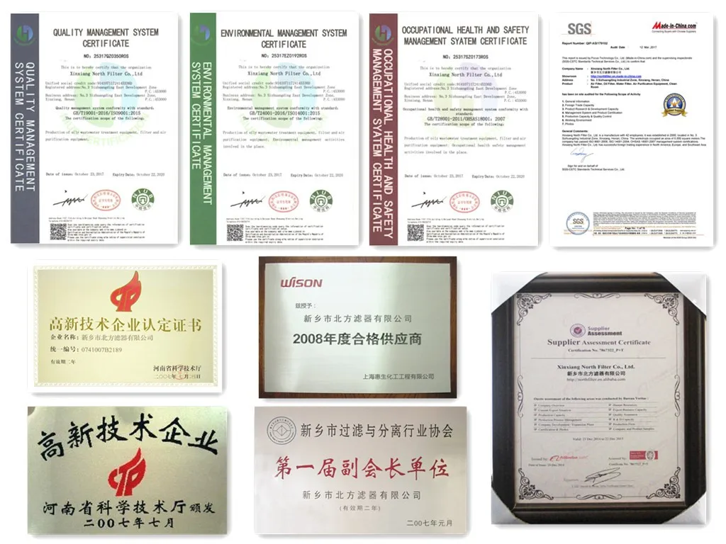 Certificates